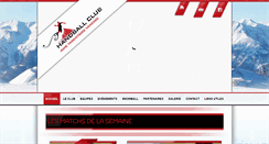 Desktop Screenshot of handball-aime.com